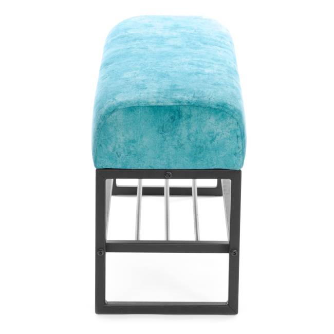 Банкетка-обувница Charli Lux/Чарли Люкс КЗ, велюр, vt фреска бирюза VT Fresca бирюза велюр