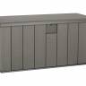Сундук пластиковый WoodLook, 570 л, серый