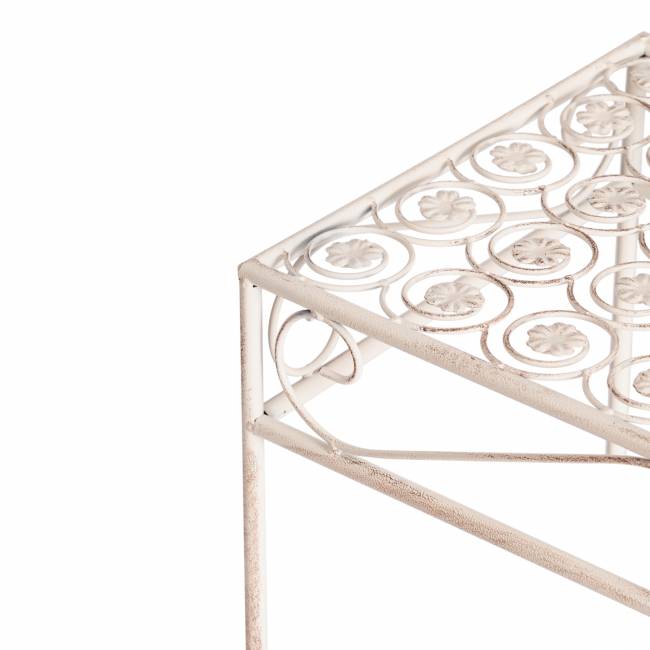 Столики Secret de Maison BEAUTY набор из 3-х штук ( mod. PL08-9993 ) металл, 30х70см/25х60см/20х50см, antique white antique white металл