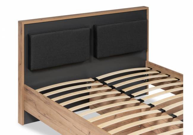 Кровать Тхан 180х200 дуб крафт золотой / антрацит