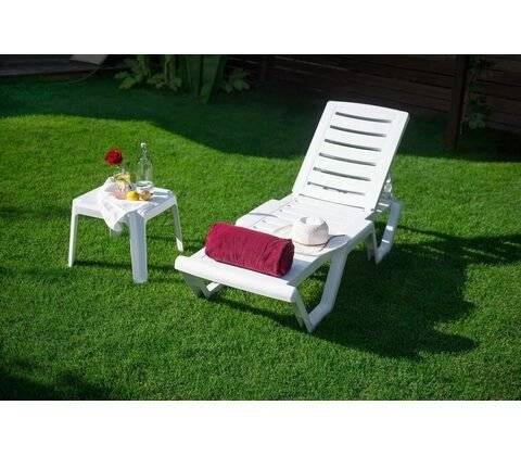 Шезлонг Атлант (белый) Шезлонг Атлант (белый)