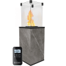 Нагреватель газовый PATIO/G31/37MBAR/Q/N/P/G - NATURALI PIETRA GREY, пульт