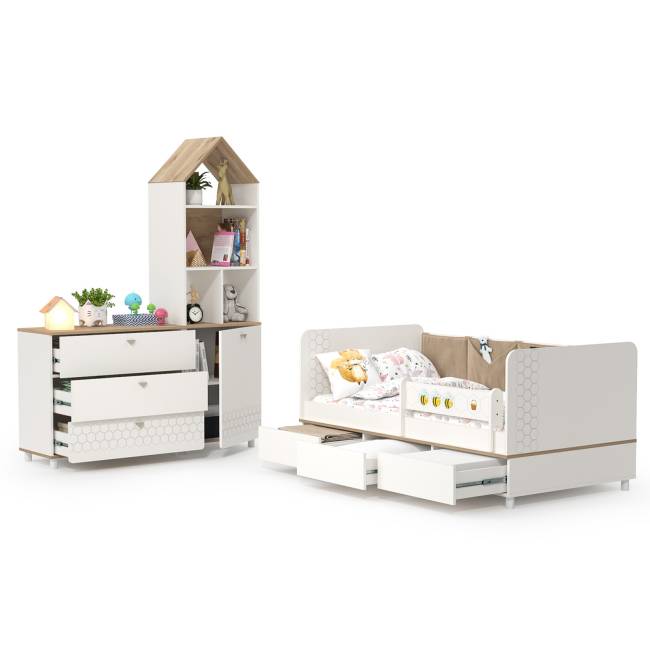 Мебель в детскую Эйп № 3 цвет белый/дуб белый