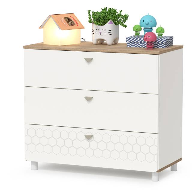 Мебель в детскую Эйп № 3 цвет белый/дуб белый