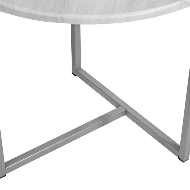 Стол журнальный BeautyStyle 27 дуб дымчатый/металлик