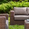 "Боно" лаунж-зона из искусственного ротанга, цвет коричневый