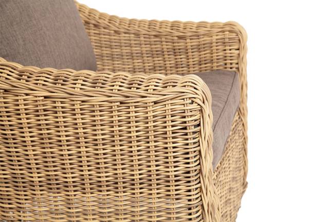 "Кон Панна" кресло из искусственного ротанга, цвет соломенный "Кон Панна" кресло из искусственного ротанга, цвет соломенный