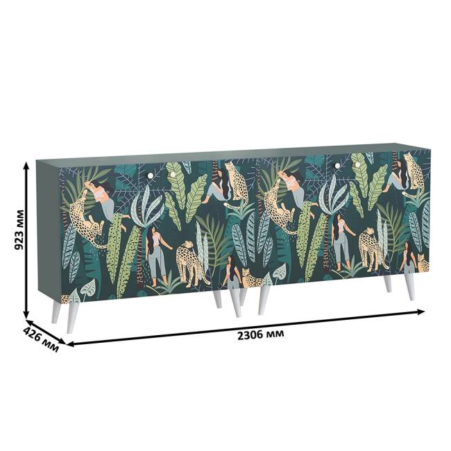 Два комода Либера цвет пасифай/белый