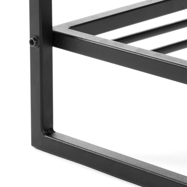 Банкетка-обувница Charli Lux/Чарли Люкс экокожа , Sharp Графит Sharp Графит экокожа