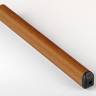 Зонт профессиональный 2.9х2.9 м Astro Timber имитация ироко, слоновая кость 2900х2900 мм