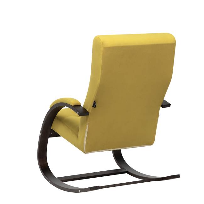 Кресло-качалка Leset Милано Орех текстура V28 желтый