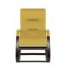 Кресло-качалка Leset Милано Орех текстура V28 желтый Кресло-качалка Leset Милано Орех текстура V28 желтый