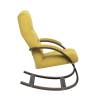 Кресло-качалка Leset Милано Орех текстура V28 желтый Кресло-качалка Leset Милано Орех текстура V28 желтый