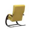 Кресло-качалка Leset Милано Орех текстура V28 желтый Кресло-качалка Leset Милано Орех текстура V28 желтый