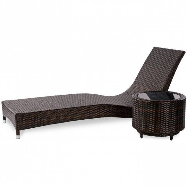 Плетеный шезлонг VALENCIA