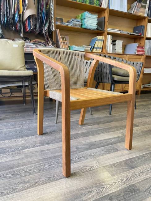 Кресло деревянное с подушками Pablito 660х580х740 мм