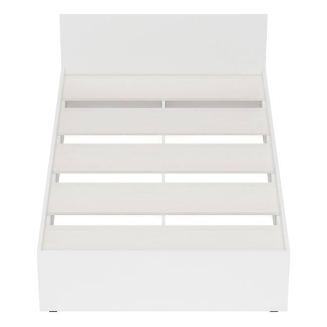 Кровать белая Стандарт 1200 цвет белый