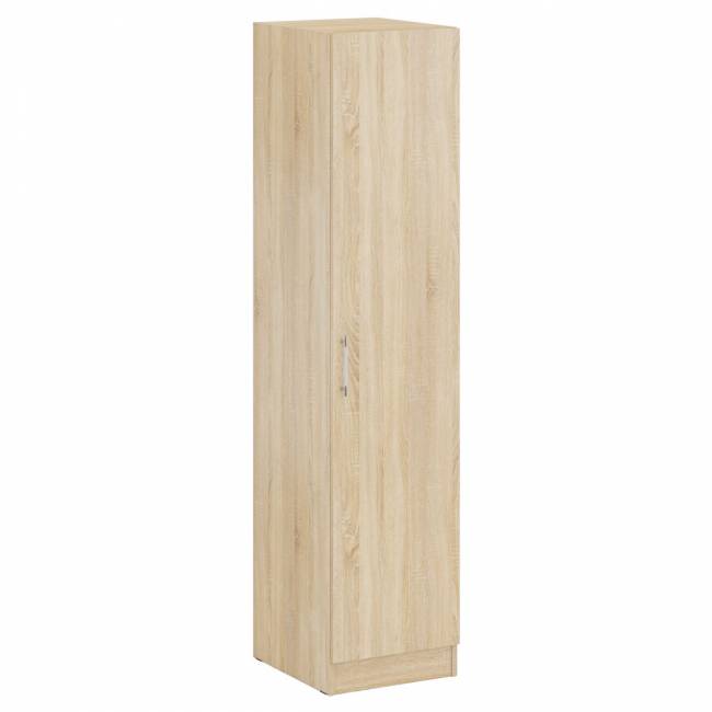 Двуспальная кровать с ящиками 1400 с пеналом Стандарт цвет дуб сонома