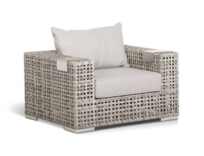 "Тито" лаунж-зона из искусственного ротанга, цвет серый "Тито" лаунж-зона из искусственного ротанга, цвет серый