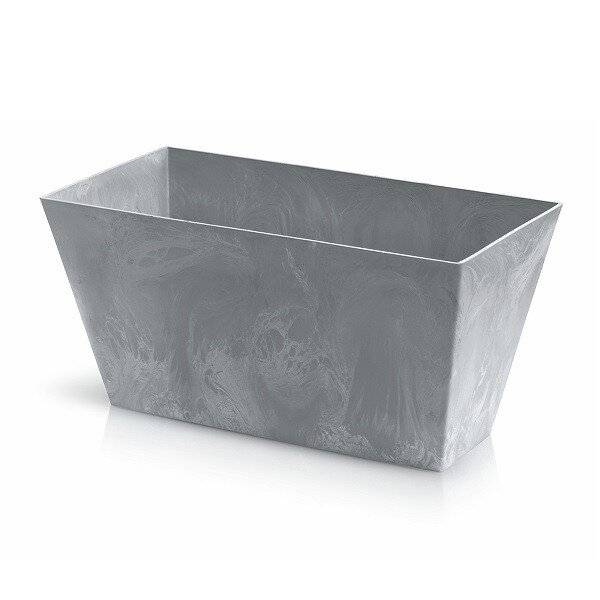 Кашпо для цветов "Prosperplast Tubus Case Effect ", маренго, 38,6л