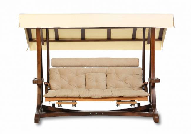 Качели садовые "Валенсия III" Премиум (лиственница)