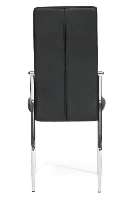 Стул ELFO ( mod.35 ) / 1 шт. в упаковке металл/экокожа, 45х53х100х47см, хром/черный Стул ELFO ( mod.35 ) / 1 шт. в упаковке металл/экокожа, 45х53х100х47см, хром/черный