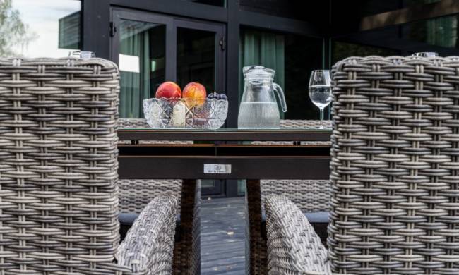 LUDWIG + FIONA обеденный комплект серого цвета