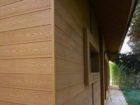 Фасадная панель из ДПК HOLZHOF, 165*15*3000 мм, венге