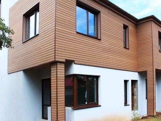 Фасадная панель из ДПК HOLZHOF, 165*15*3000 мм, венге