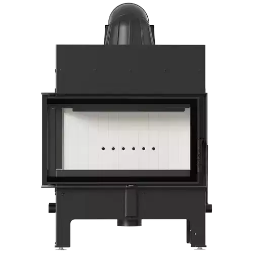 Каминная Kratki PRO FLOKI/M/L угловое стекло слева