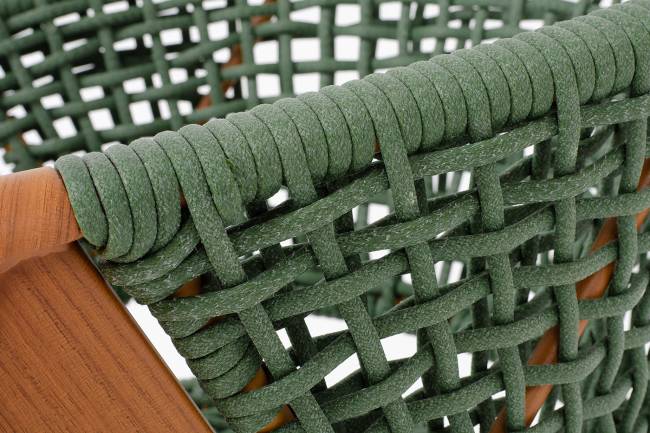 "Амстердам" плетеный стул из искусственного ротанга, цвет зеленый "Амстердам" плетеный стул из искусственного ротанга, цвет зеленый