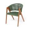 "Амстердам" плетеный стул из искусственного ротанга, цвет зеленый "Амстердам" плетеный стул из искусственного ротанга, цвет зеленый