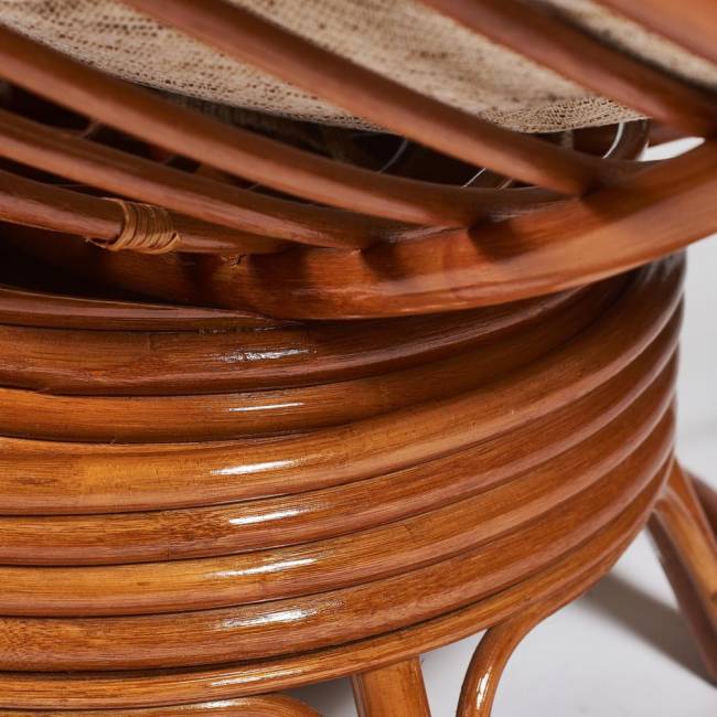 Кресло-качалка PAPASAN/ПАПАСАН w 23/01 B /с подушкой/ 115х78х104 см, Cognac (коньяк), ткань Старт Cognac (коньяк) Кресло-качалка PAPASAN/ПАПАСАН w 23/01 B /с подушкой/ 115х78х104 см, Cognac (коньяк), ткань Старт Cognac (коньяк)