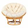 Кресло PAPASAN/ПАПАСАН 23/01 W  /с подушкой/ диаметр подушки 129 см, 115х101х104 см, Honey (мед), ткань Старт