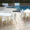 Стул B:rattan INDIANA с подлокотниками, белый