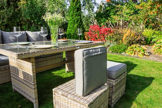 ZORRO бежевый комплект мебели из искусственного ротанга