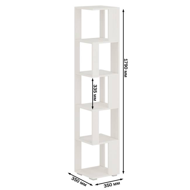 Комплект их 3-х открытых стеллажей цвет дуб лоредо