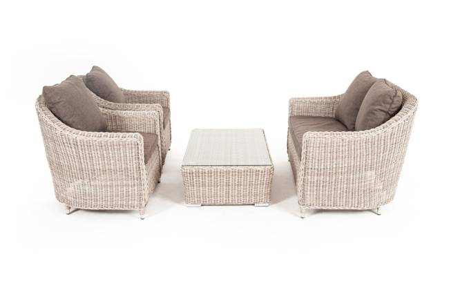 "Кон Панна" лаунж-зона из искусственного ротанга, цвет бежевый "Кон Панна" лаунж-зона из искусственного ротанга, цвет бежевый