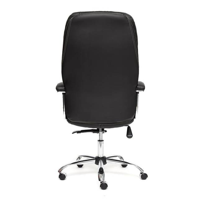 Кресло SOFTY LUX  кож/зам, черный, 36-6 черный кож/зам