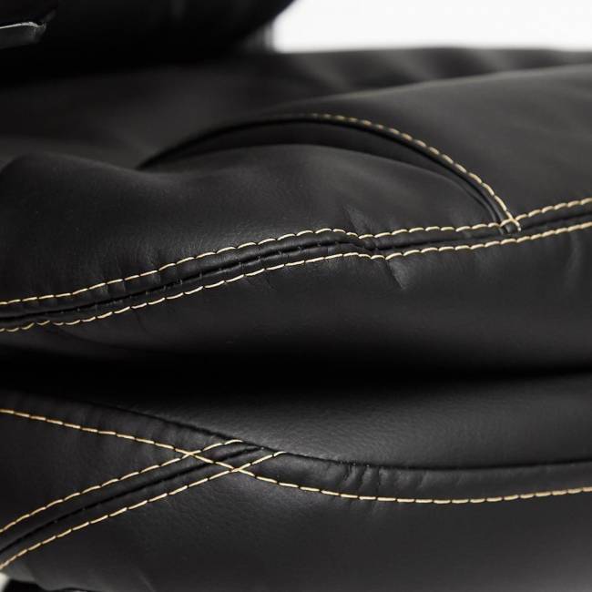 Кресло SOFTY LUX  кож/зам, черный, 36-6 черный кож/зам