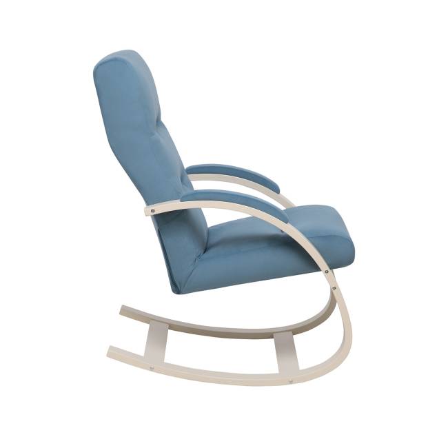 Кресло-качалка Leset Милано Слоновая кость V47 синий Кресло-качалка Leset Милано Слоновая кость V47 синий
