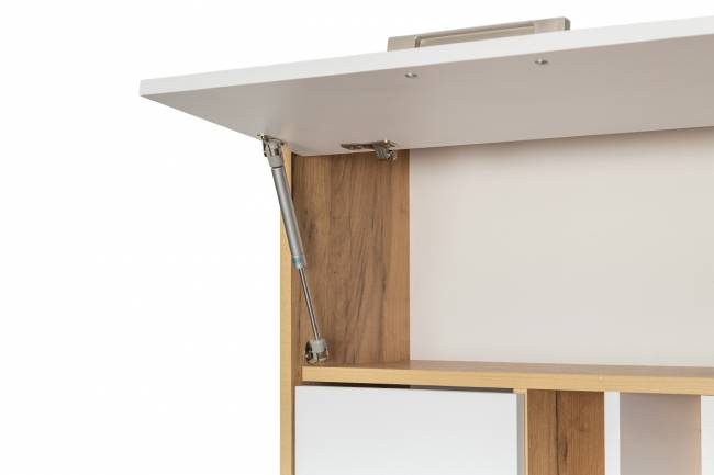 Стол письменный Лайт цвет дуб крафт золотой/белый премиум