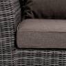 "Капучино Сингл" лаунж-зона из искусственного ротанга, цвет графит