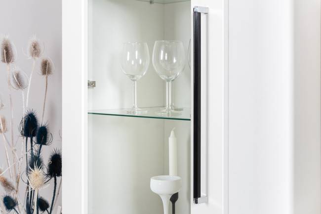 Валенсия стенка в гостиную № 66 цвет белый шагрень Валенсия стенка в гостиную № 66 цвет белый шагрень