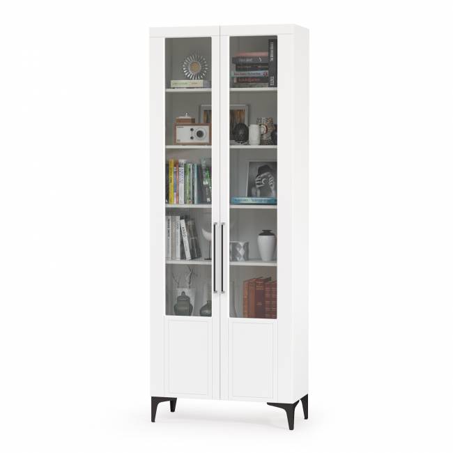 Валенсия стенка в гостиную № 66 цвет белый шагрень Валенсия стенка в гостиную № 66 цвет белый шагрень