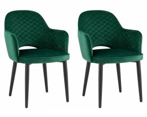 Стул Венера диамант велюр изумрудный 2 шт