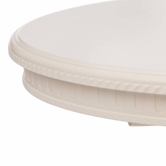 Стол STEFANO бук, мдф, 100+30x80x77см, Ivory white Ivory white бук, мдф