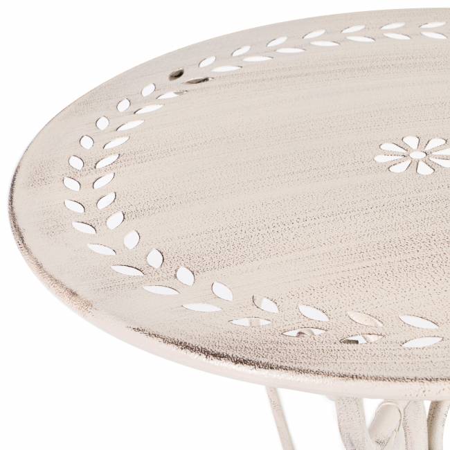 Комплект (стол + 2 стула) Secret de Maison Monique (mod. PL08-6241.6242) металл, стол:62*73, стул: 48*40*93, Античный белый (Antique White) Античный белый (Antique White) металл Комплект (стол + 2 стула) Secret de Maison Monique (mod. PL08-6241.6242) металл, стол:62*73, стул: 48*40*93, Античный белый (Antique White) Античный белый (Antique White) металл