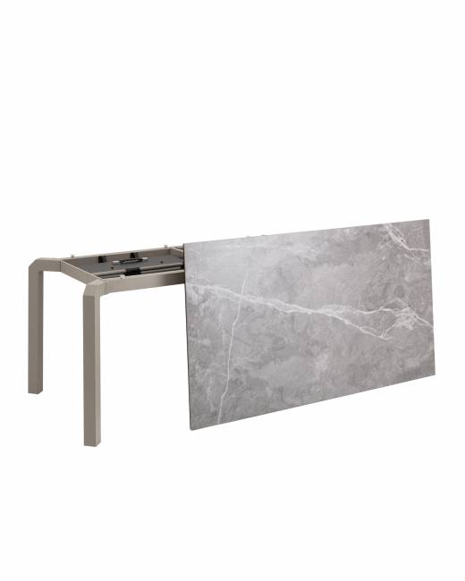 Стол обеденный Varden раскладной 160-220х90 см керамика серый