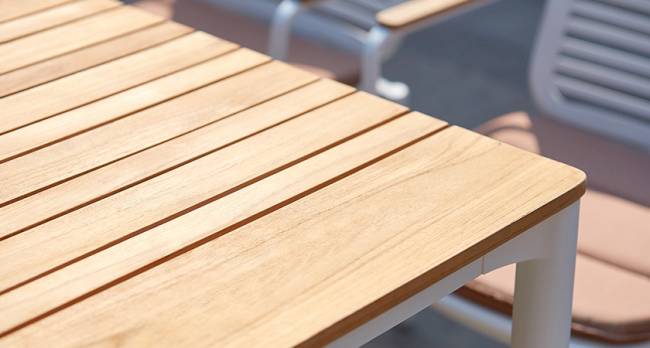 Стол обеденный деревянный Armona белый, натуральный 2000х1000х760 мм Стол обеденный деревянный Armona белый, натуральный 2000х1000х760 мм